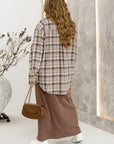 Oversized checkered shirt  - Twiggy Shop