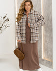 Oversized checkered shirt  - Twiggy Shop
