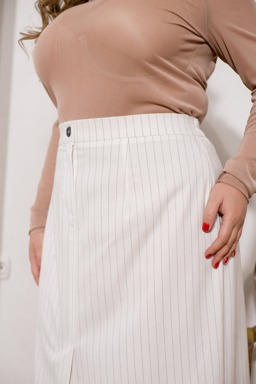 Midi striped skirt  - Twiggy Shop