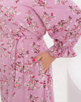 Kvetinové bavlnené šaty