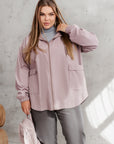 Hooded jacket with pockets  - Twiggy Shop