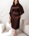 Елегантна Evening dress with loose sleeves  от марка YR, polyester и spandex, показана на изображение 273.jpg