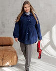 Corduroy overshirt with warm lining  - Twiggy Shop