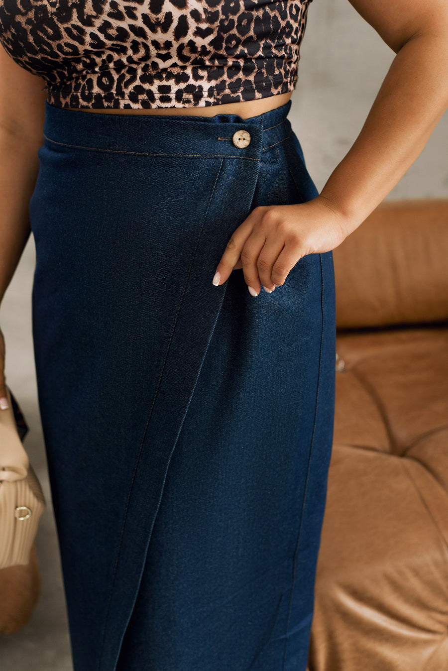 Denim skirt