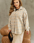 Chemise oversize en flanelle