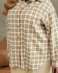 Camicia oversize in flanella