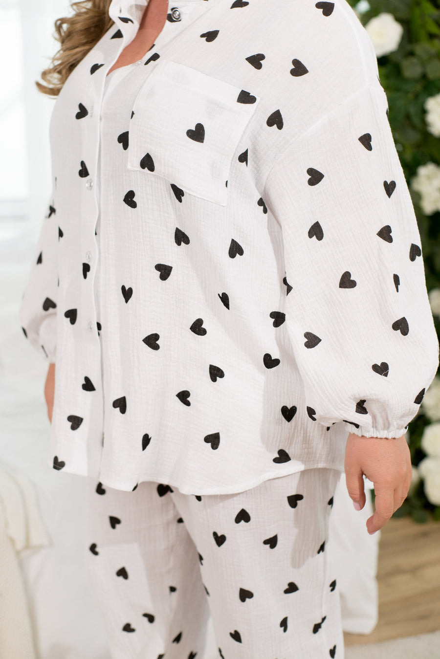 Pajama set with shirt and pants  - Twiggy Shop