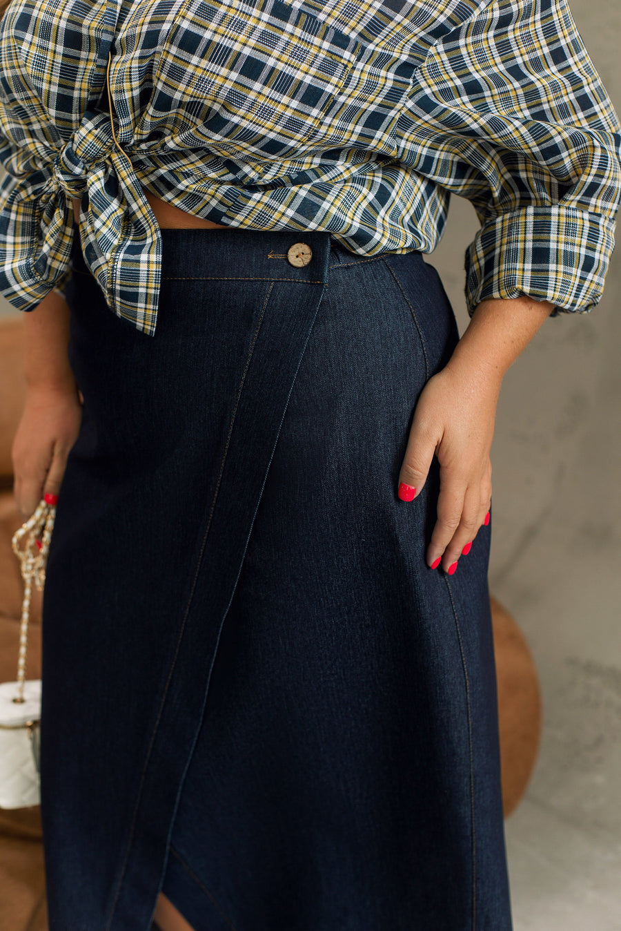 Denim skirt