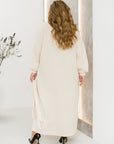 Long fluffy cardigan with belt  - Twiggy Shop