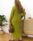 Robe longue en angora