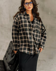 Oversized flannel shirt