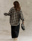 Camicia oversize in flanella