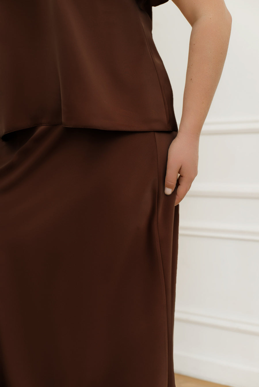 Satin skirt set  - Twiggy Shop