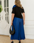 Satin midi skirt  - Twiggy Shop