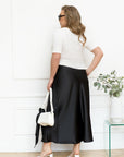 Satin midi skirt  - Twiggy Shop