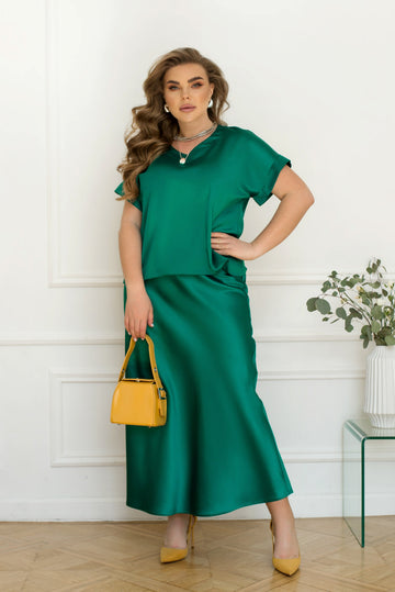 Satin skirt set  - Twiggy Shop