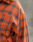 Oversized flannel shirt