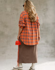 Oversized checkered shirt  - Twiggy Shop