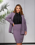 Blazer and skirt set