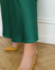 Satin midi skirt  - Twiggy Shop