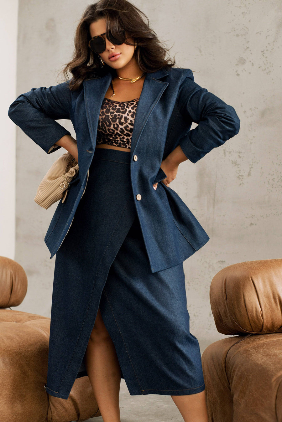 Denim blazer  - Twiggy Shop