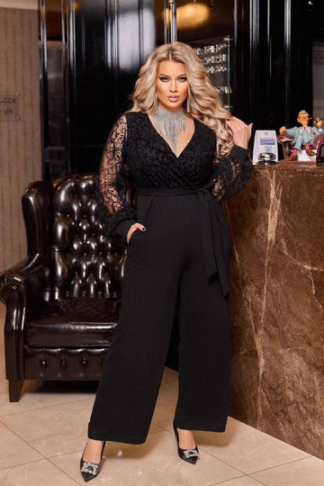 Jumpsuit with mesh  - Twiggy Shop