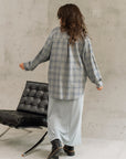 Chemise oversize en flanelle