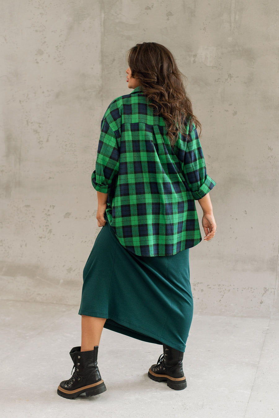 Chemise oversize en flanelle