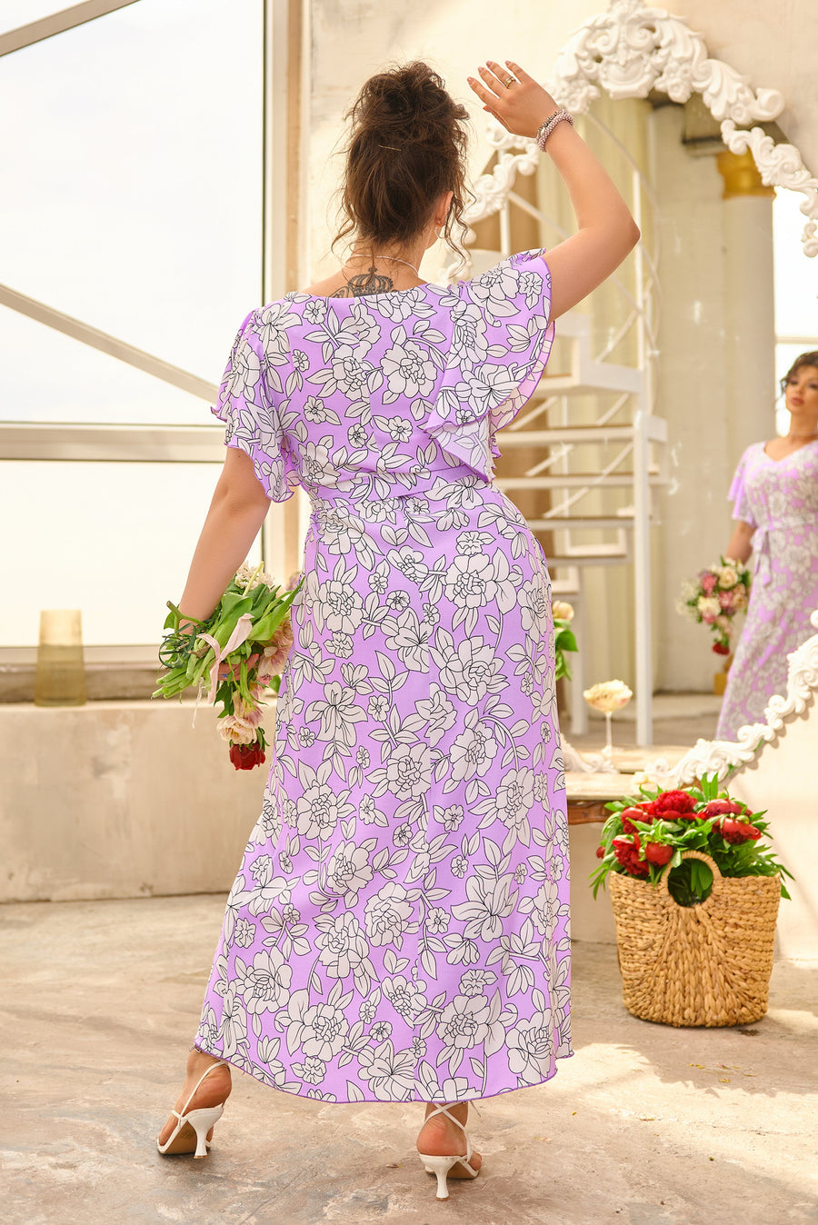 Dlhé kvetinové šaty