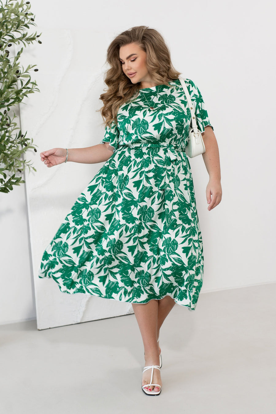 Silk midi dress - Twiggy Shop