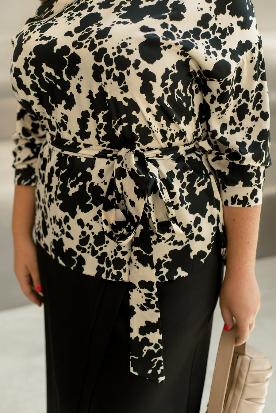 Zijden blouse