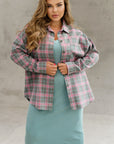 Oversized checkered shirt  - Twiggy Shop