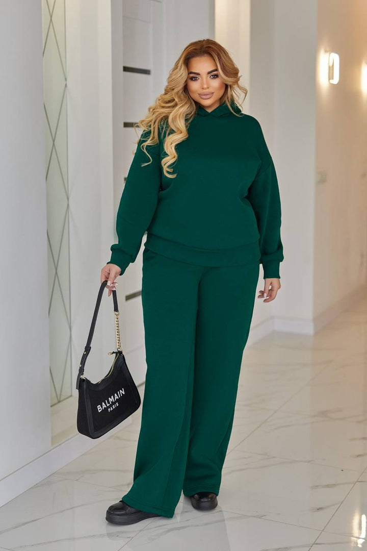 Quilted set with a hood  - Twiggy Shop