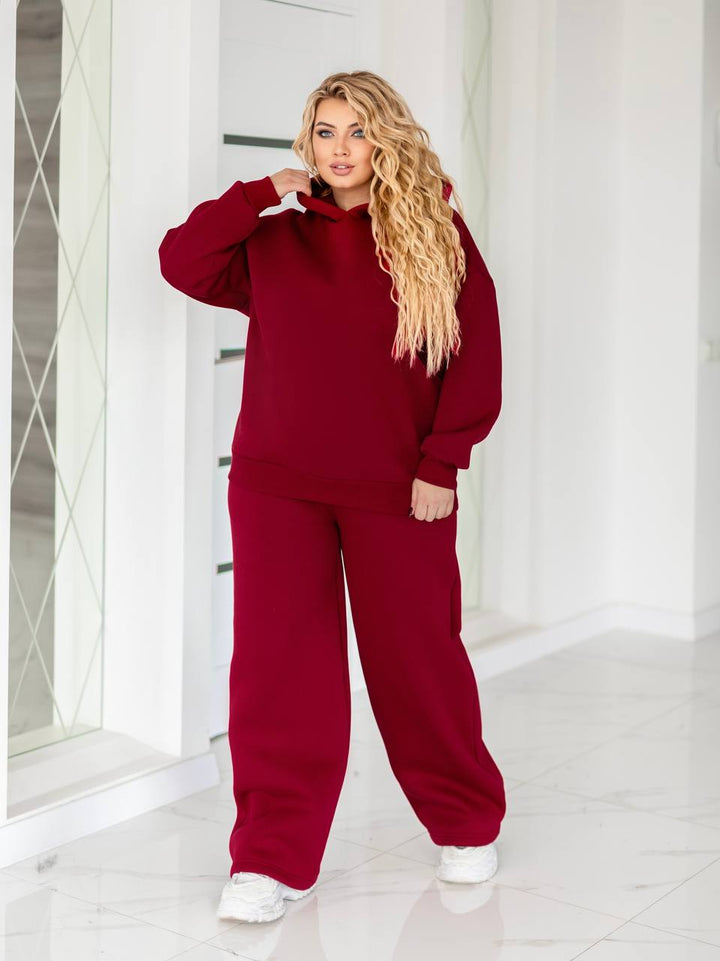 Quilted set with a hood  - Twiggy Shop