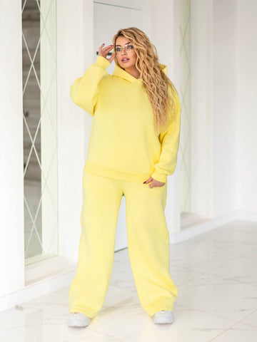 Quilted set with a hood  - Twiggy Shop