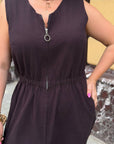 Linen midi dress