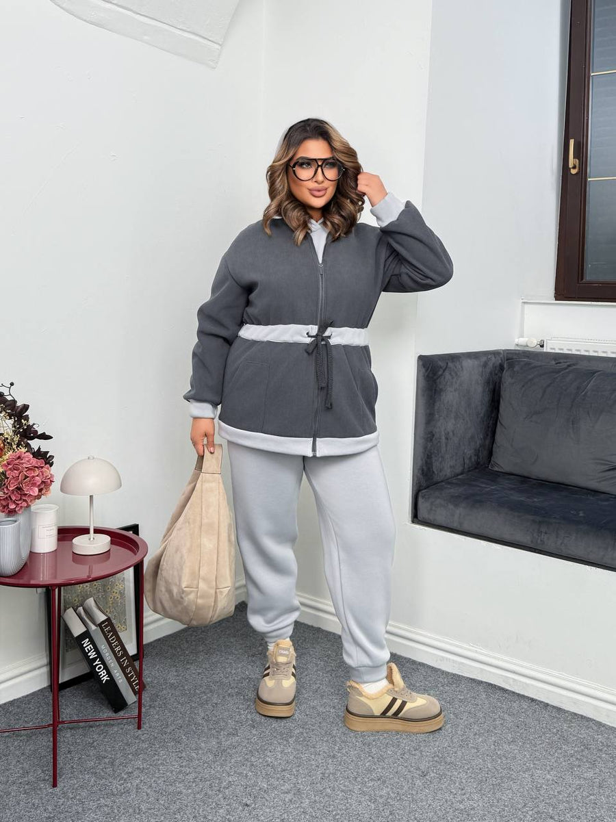 Three-piece set with a jacket  - Twiggy Shop