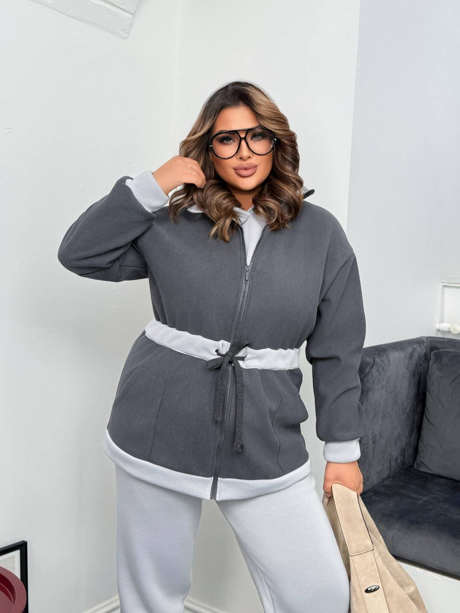 Three-piece set with a jacket  - Twiggy Shop