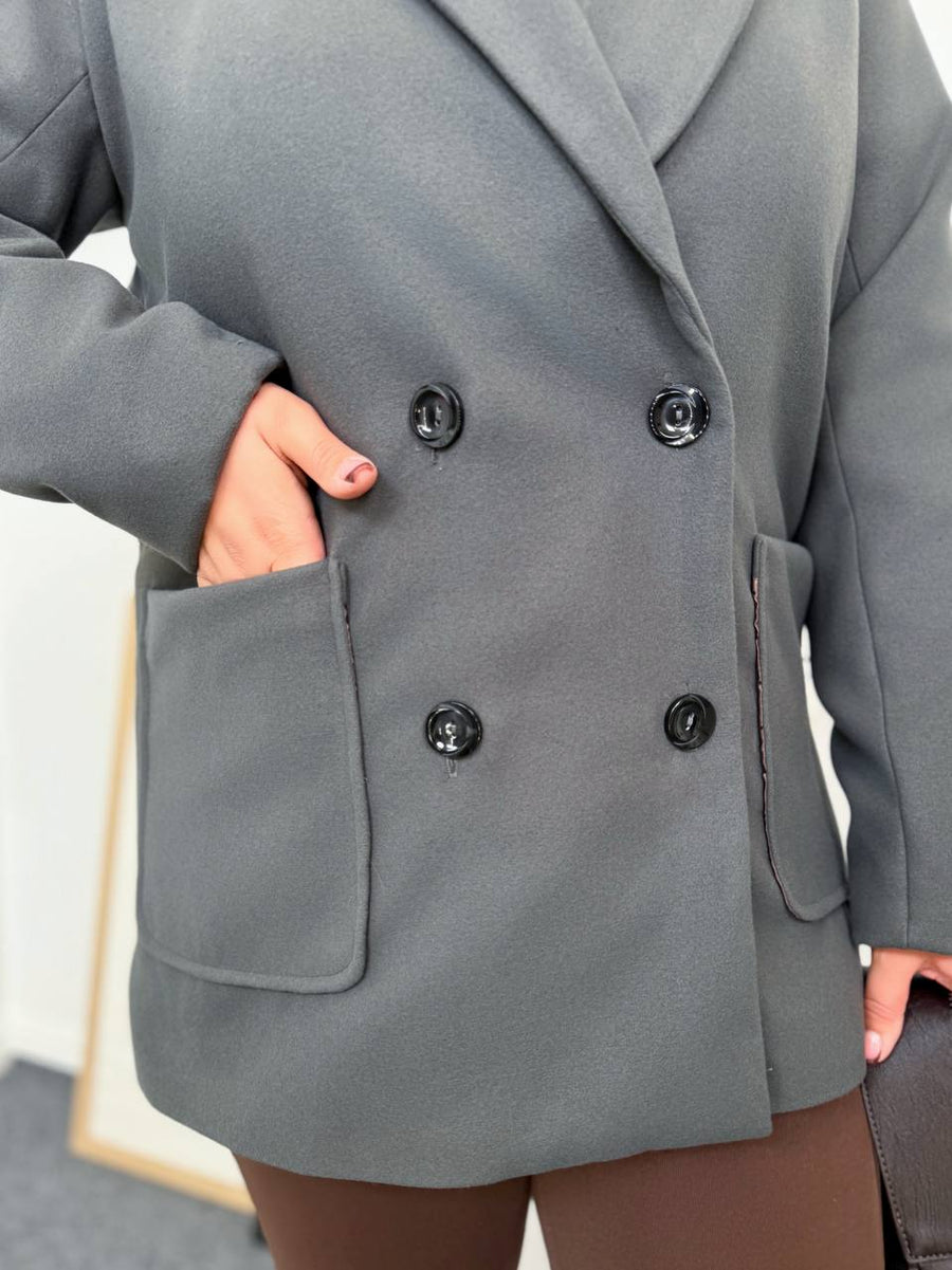 Eco-cashmere coat  - Twiggy Shop