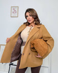 Eco-cashmere coat  - Twiggy Shop