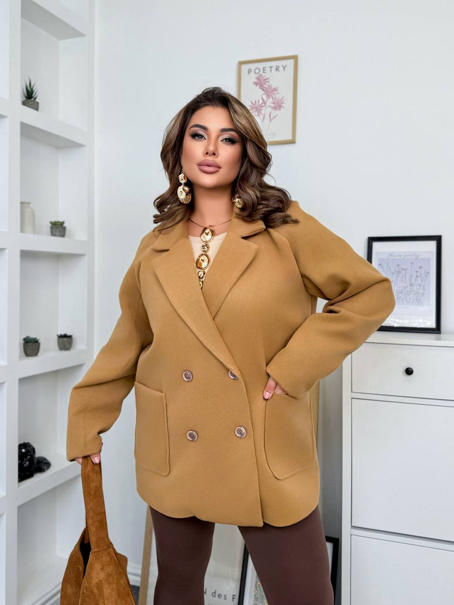 Eco-cashmere coat  - Twiggy Shop