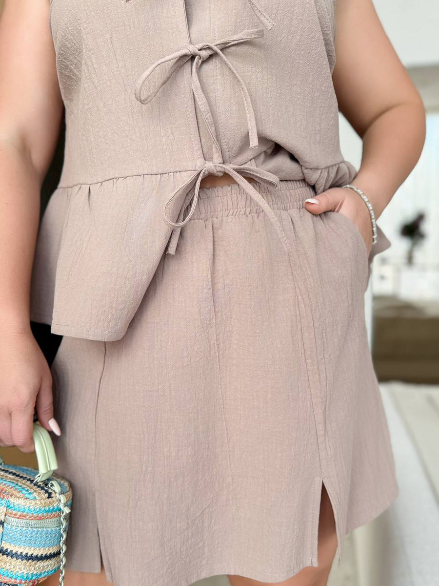 Vest and culottes set  - Twiggy Shop