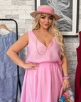 Elegant blouse and skirt set