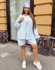 Striped linen set