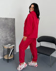 Windbreaker-fabric set made from polyester with light colour, shown in the image.