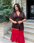 Satin blouse with lace in gentle colours, polyester and viscose, elegant design for stylish appearance.