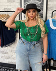 Mesh blouse