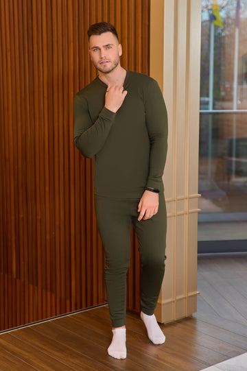 Men’s quilted thermal set