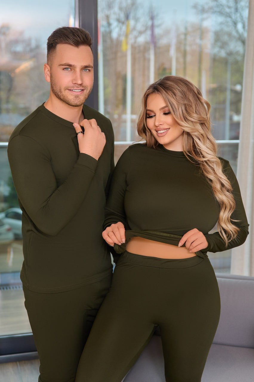 Pánsky prešívaný termo set