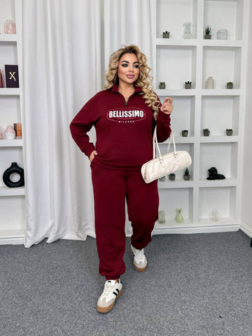 Gewatteerde set met letters